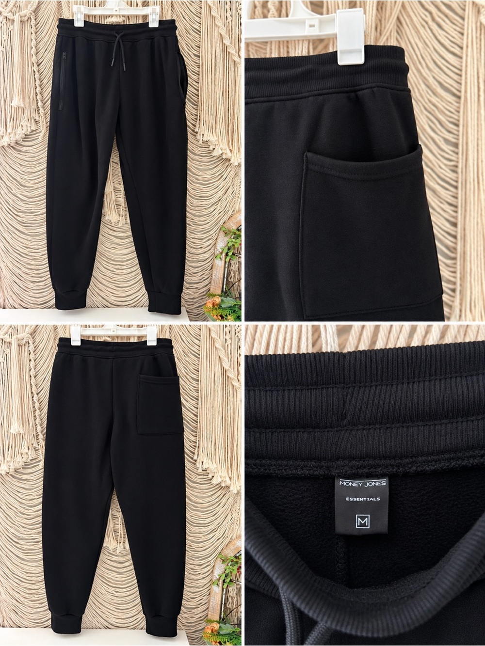 Money Jones  | Men's Black Jogger Pants